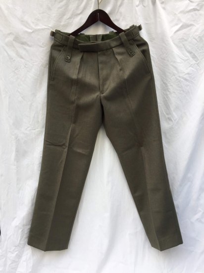 Dead Stock RM(Royal Marine) Lovat Barrack Dress Trousers Olive
