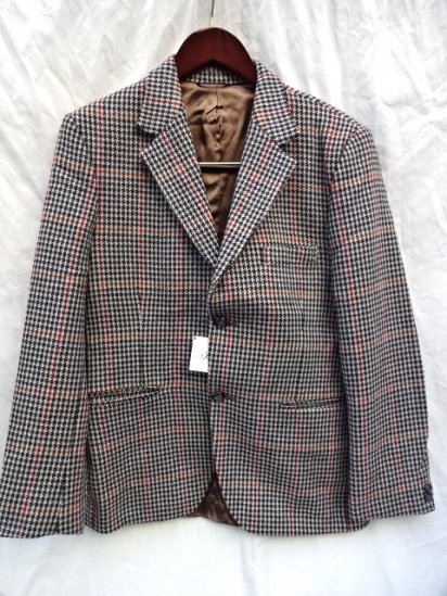 70's Vintage Dead Stock HARDY AMIES Scotch tweed Jacket 