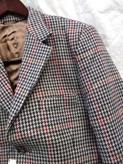 70's Vintage Dead Stock HARDY AMIES Scotch tweed Jacket 