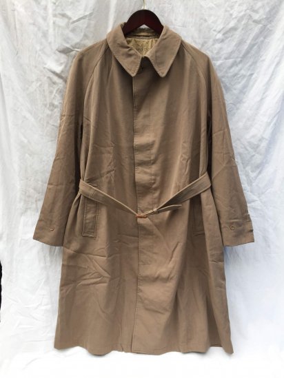 60s ~ Vintage British Army Rain Coat Khaki / 3