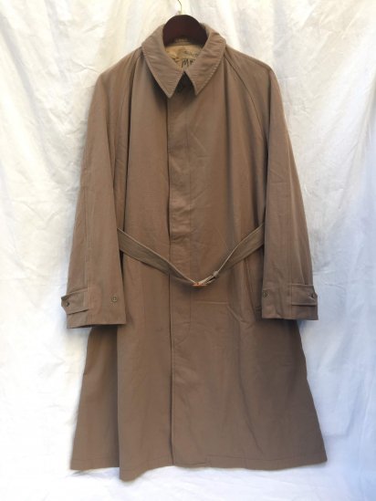 60s ~ Vintage British Army Rain Coat Khaki / 5