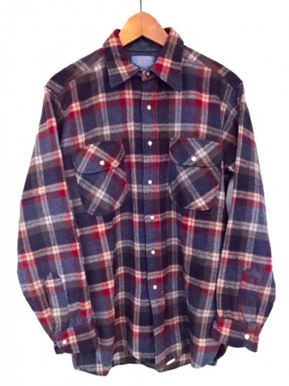 <img class='new_mark_img1' src='https://img.shop-pro.jp/img/new/icons50.gif' style='border:none;display:inline;margin:0px;padding:0px;width:auto;' />70's Vintage Pendleton Wool Shirts MADE IN U.S.A/ 19