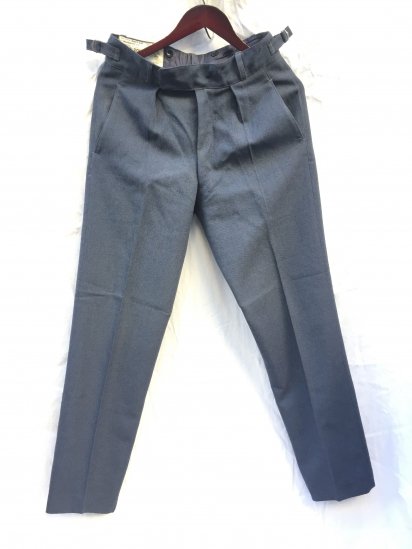 60's ~ Vintage RAF (Royal Air Force) No.1 Dress Trousers Gray Blue