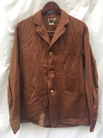 40's Vintage Dead Stock CC41 Work Jacket Brown - ILLMINATE 