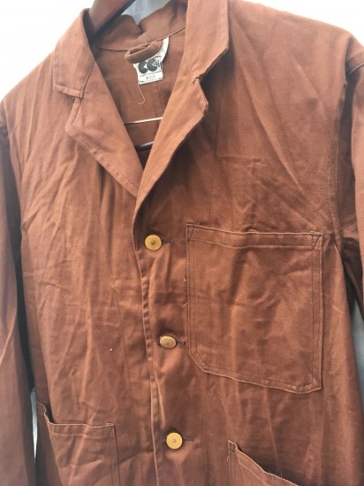 40's Vintage Dead Stock CC41 Work Jacket Brown - ILLMINATE