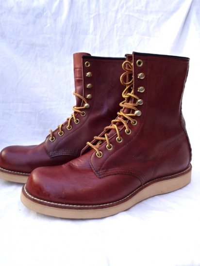 90's Vintage Dead Stock Red Wings 708 Made in U.S.A Brown 
