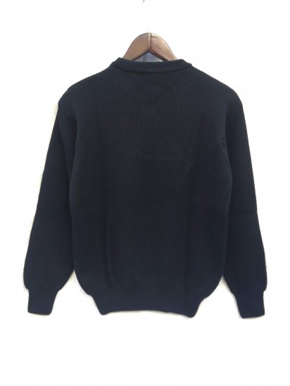 Fassina Luca Cotton AZE Knit Crew Neck Sweater Made in Italy Black ...