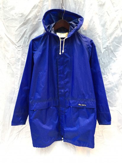 70's Vintage Peter Storm Rain Jacket Made in Great Britain Blue 