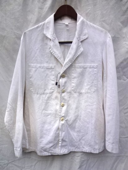 50-60's Vintage Royal Navy Officer Tunic White - ILLMINATE