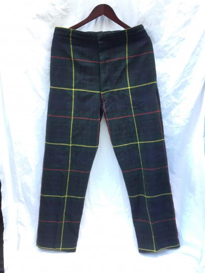 70's Vintage Royal Regiment of Scotland Wool Parade Trousers Hunting Stewart