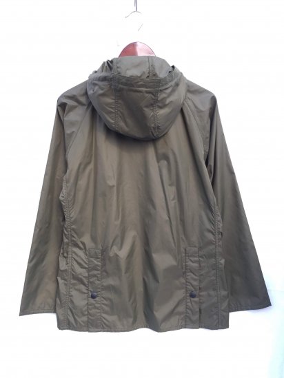 Barbour Hooded SL BEDALE Nylon Olive - ILLMINATE Official