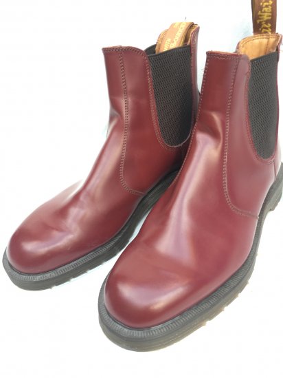 Dead/Mint Condition Dr Martens Chelsea Boots Made in ENGLAND Cherry Red