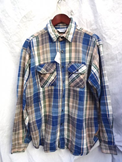 70's80's Vintage Five Brothers Cotton Flannel Shirts MADE IN U.S.A/4