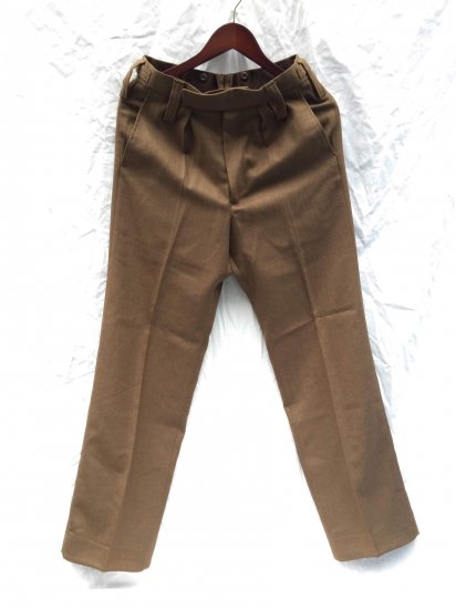 Dead Stock British Army All Ranks Barrack Dress Trousers Brown 80/84/100