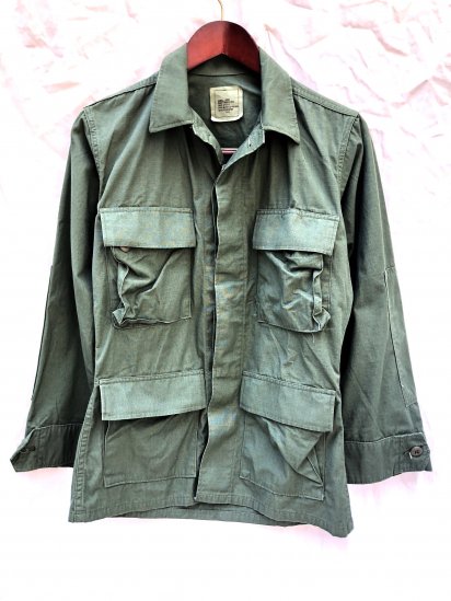 90's Dead Stock US Army GREEN 483 BDU Jacket 1Wash & Tumble Dry 