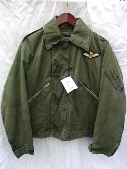 80's Vintage RAF (Royal Air Force) MK3 Cold Weather Jacket OD / 11