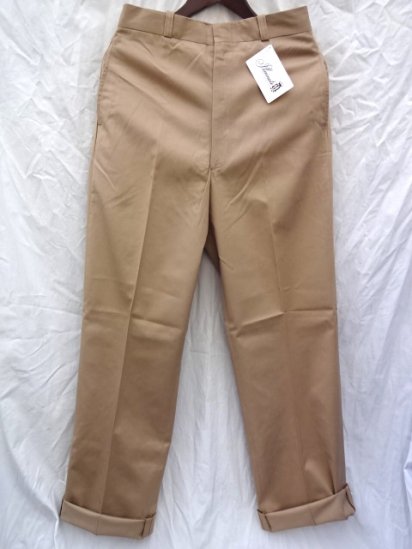 70's Vintgge Dead Stock US Army Trousers Beige