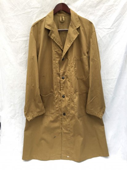 70's Vintage British Army Overall Coat Mint Condition Khaki / 1