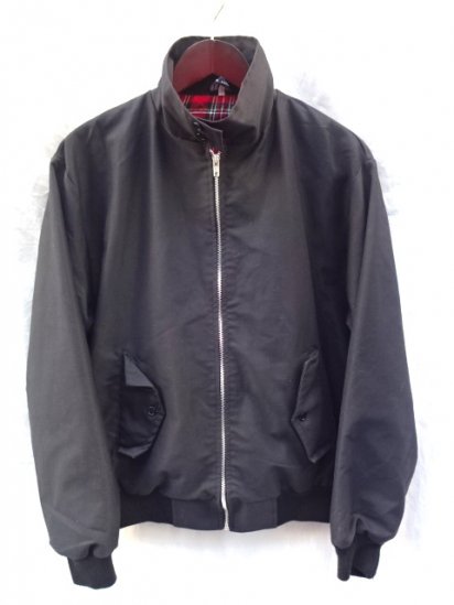 8090's Vintage Old Harrington Jacket MADE IN ENGALND BLACK / 3