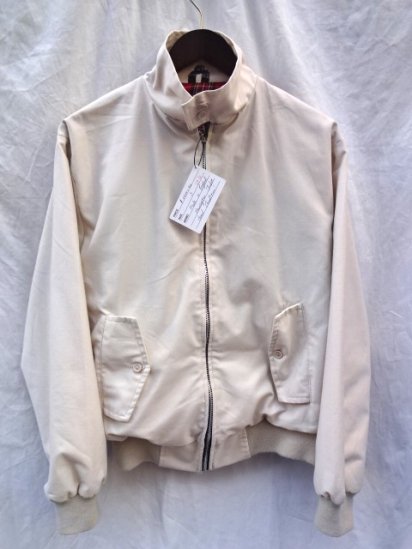 8090's Vintage Old Harrington Jacket MADE IN ENGALND NATURAL / 6