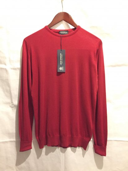 John Smedley Sea Island Cotton Knit LYNDHURST PULLOVER Made in