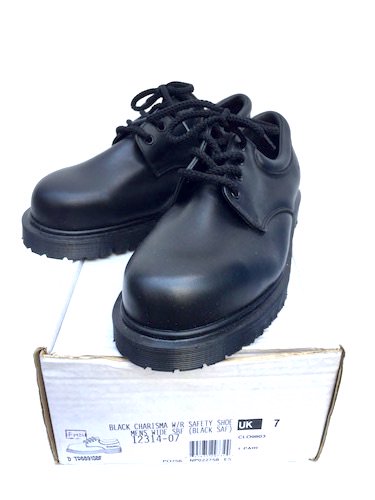 90 s 00 s Dead Stock Dr.Martens 4eye Plain Toe for ROYAL MAIL