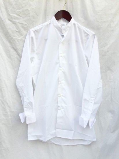 Dead Stock Royal Navy Collarless Shirts White / 1