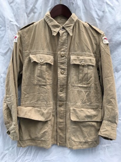 40's Vintage RAF(Royal Air Force) Bush Jacket Khaki - ILLMINATE