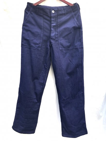 60's Vintage US Military Food Handler Chef Pants INDIGO / 2