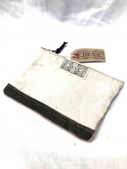 BENS LEATHER GOODS.CO Zip Top Large Pouch / 1