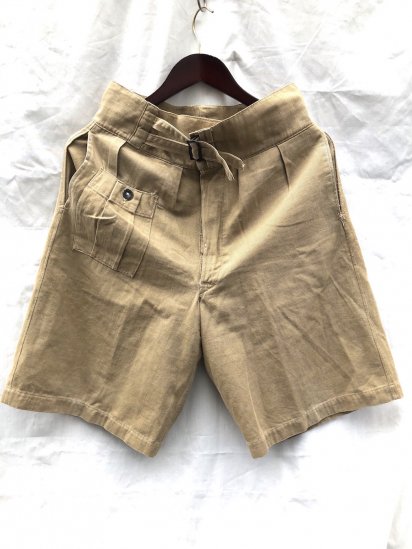 40's Vintage British Army Khaki Drill Shorts / 11