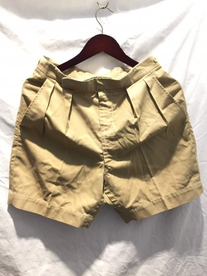 70's Vintage British Army ? Tailor Made Khaki Drill Shorts Khaki / 10