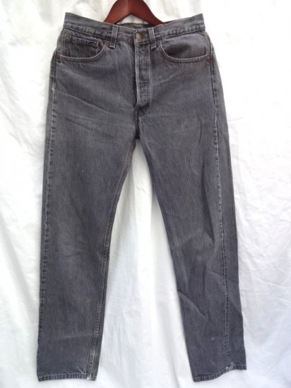90's Old LEVI'S 501 Black MADE IN U.S.A /18