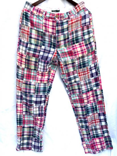 <img class='new_mark_img1' src='https://img.shop-pro.jp/img/new/icons50.gif' style='border:none;display:inline;margin:0px;padding:0px;width:auto;' />Old J.Crew Patch Work Trousers Made In India