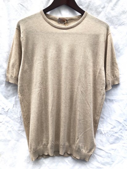 <img class='new_mark_img1' src='https://img.shop-pro.jp/img/new/icons50.gif' style='border:none;display:inline;margin:0px;padding:0px;width:auto;' />John Smedley Cotton Cashmere STONWELL T-Shirts