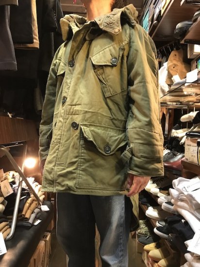 50's ~ 60's Vintage British Army Middle Parka Olive - ILLMINATE