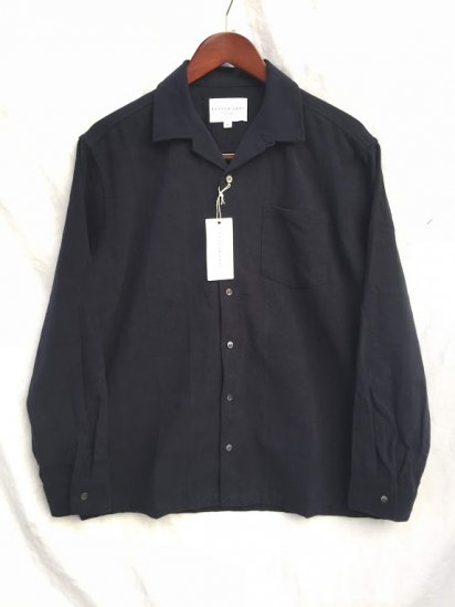 <img class='new_mark_img1' src='https://img.shop-pro.jp/img/new/icons50.gif' style='border:none;display:inline;margin:0px;padding:0px;width:auto;' />KESTIN HARE STAIN SHIRT Made in Japan Navy