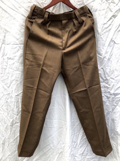 Dead Stock British Army All Ranks Barrack Dress Trousers Brown