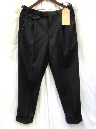 Richfield Made in Japan Merino Wool Surge 2 Tuck Tapered Trousers 