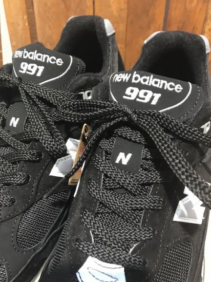 NEW BALANCE 991 Made in ENGLAND Black Suede - ILLMINATE Official ...