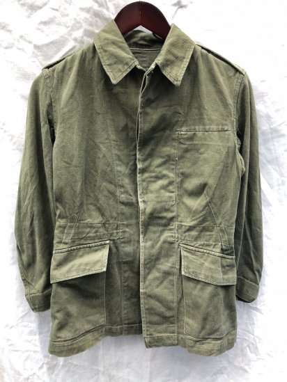 60's Vintage British Army Overall Green Jacket Good Condition Olive / 2