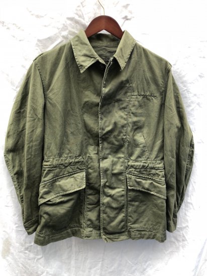 60's Vintage British Army Overall Green Jacket Mint Condition Olive / 3