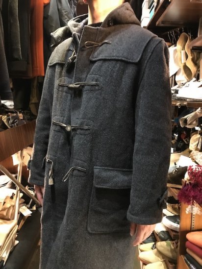 50's ~ 60's Vintage Gloverall Duffle Coat Charcoal / 3