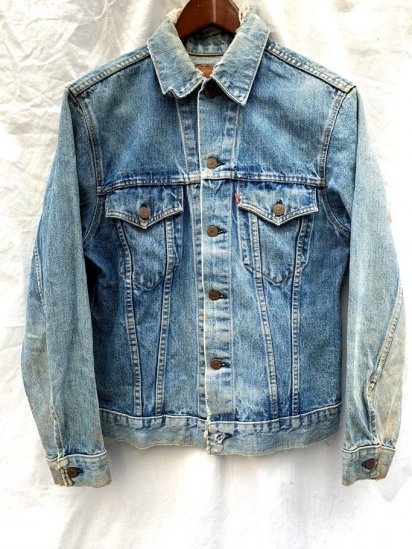 80s Vintage LEVIS 70505 Small-e Worn Denim Jacket - ILLMINATE Official  Online Shop