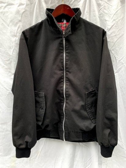 80s ~ 90s Vintage Harrington Jacket Made In England Black / 2
