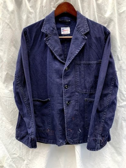 全体的に使用感あります60’s British vintage Harpoon work jacket