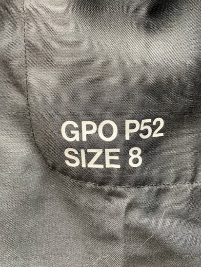 70's Vintage DeadStock GPO(General Post Office) P52 Over Coat Gray