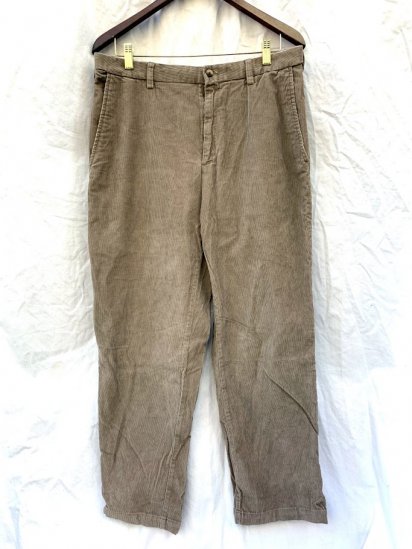 80s Old Hagger Corduroy Pants Beige - ILLMINATE Official Online Shop