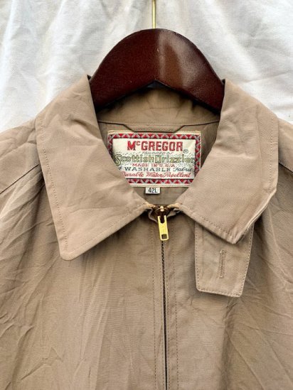 70s Vintage Mcgregor Drizzler Jacket Made In USA Brown / 2 