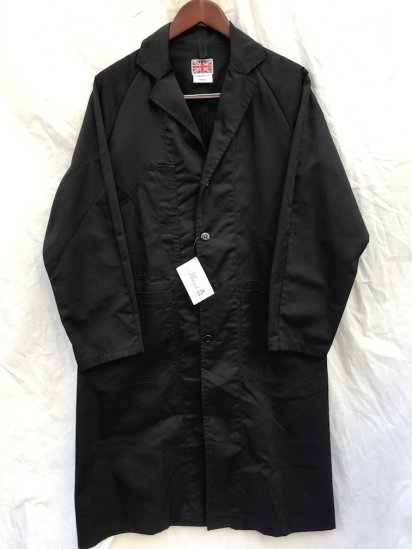 Uniform World Twill Work Coat Made in ENGLAND Black